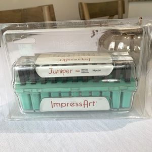 33 PIECE JUNIPER UPPER CASE IMPRESS ART STAMP SET